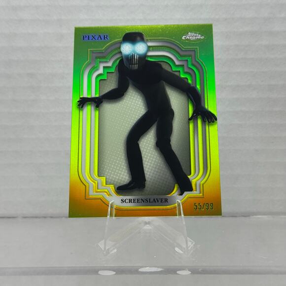 Disney Topps Chrome 2024 Screenslaver Pixar Incredibles /99 Green Refractor - Picture 1 of 6